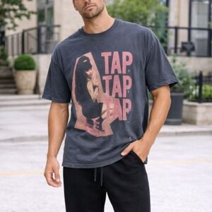 Comfort Colors Vintage T-Shirt Size L Heavyweight 100% Cotton Garment Dyed Tee